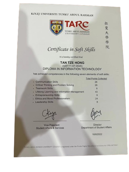 Soft Skills Certificate